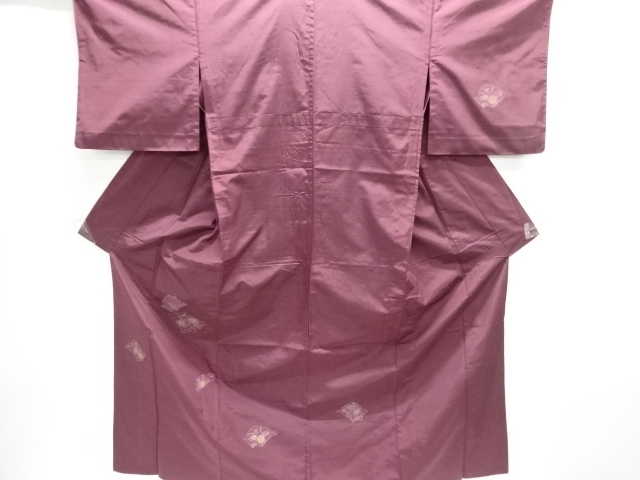 JAPANESE KIMONO / TSUKESAGE KIMONO / TSUMUGI / HITOE / WOVEN KIKU